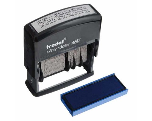 4817 TRODAT PRINTY оснастка для датера с 12 бухгалтерскими терминами.